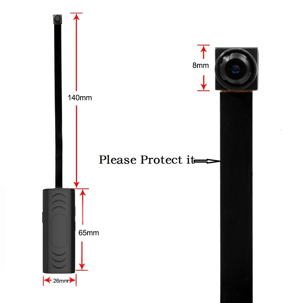 미니 휴대용 원격 WIFI 카메라 소형 컴팩트 휴대용 감시 카메라 가정 보안용 썸네일 4