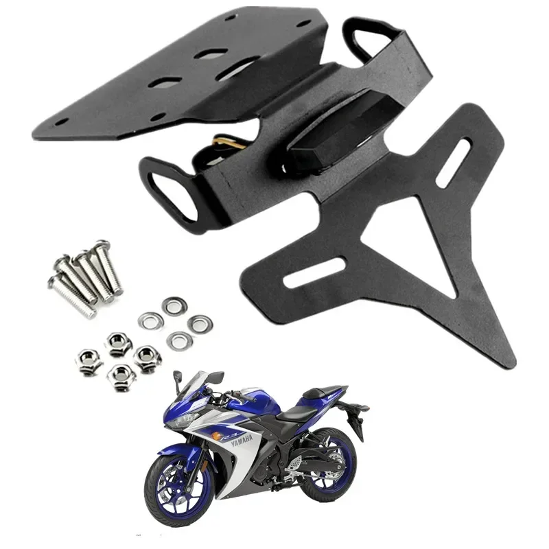 For YAMAHA R3 R25 r3 r25 Motorcycle Parts Tail Tidy Fender Rear Support License Plate Frame Rear Card 2015 - 2022