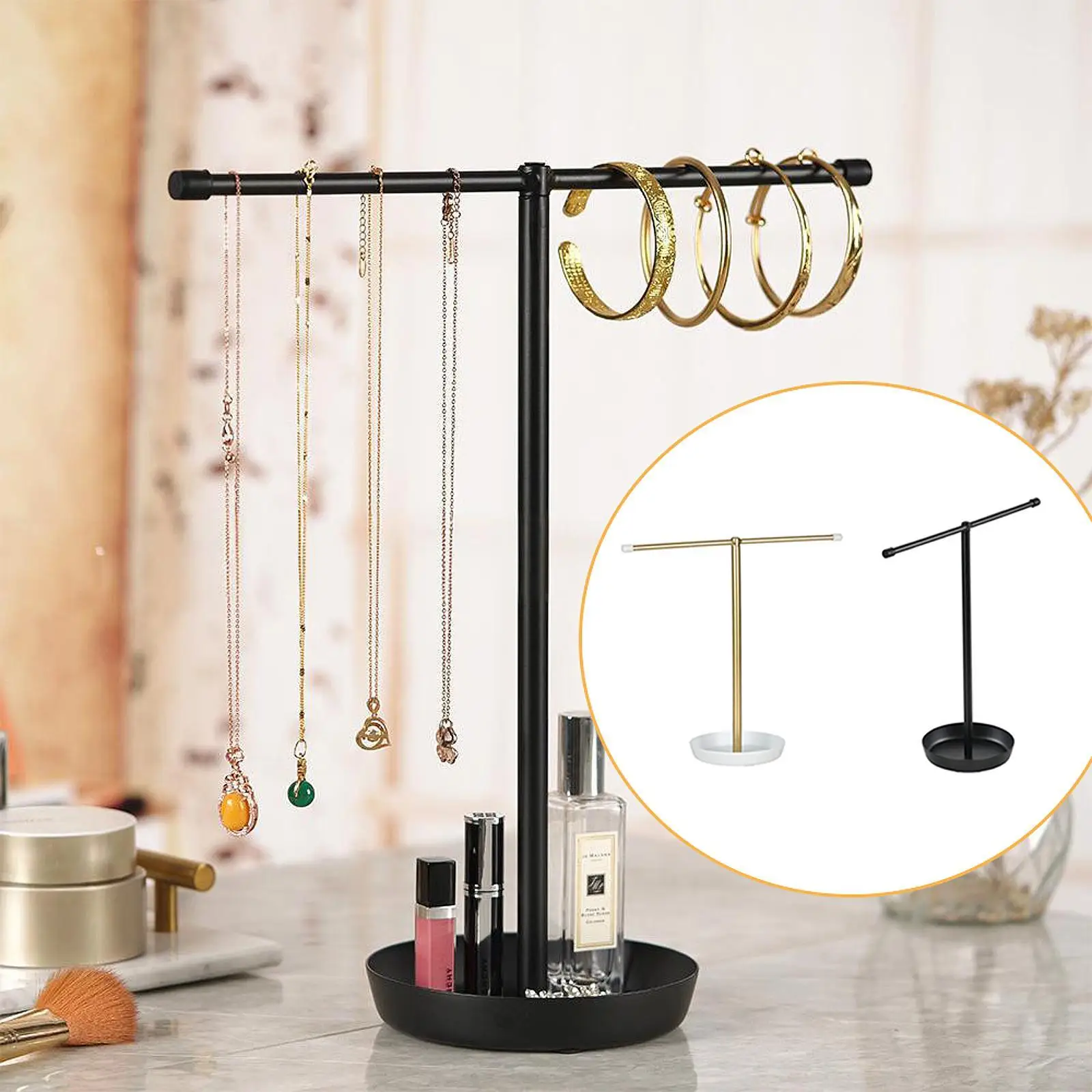 

Headband Organizer Elegant Stylish Modern Eyeglasses Display Rack for Anklets Hair Clasp Bracelets Sunglasses Eyeglasses