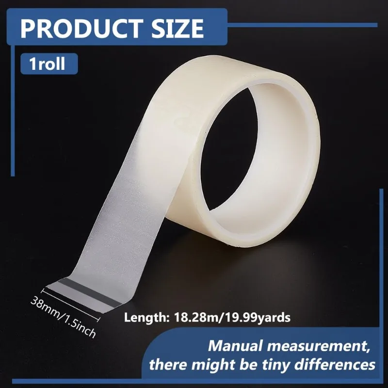 20 Yards Clear Book Repair Tape Adhesive Stretchable Binding Tape Archival Book Repair Tape for Book Binding Repair