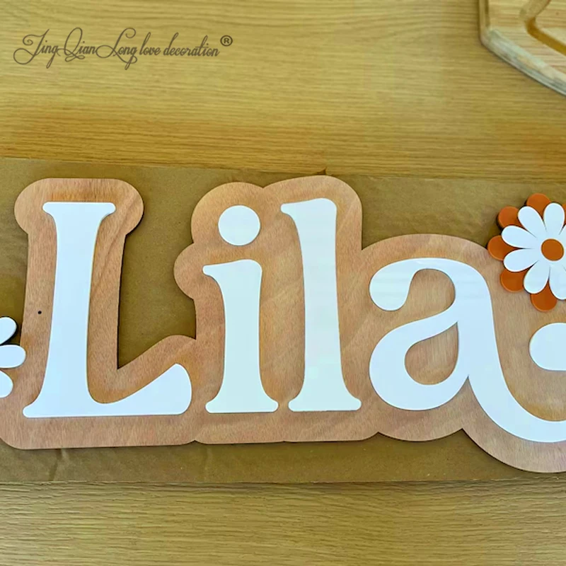 Custom Personalized wooden fir - Baby Nursery Name Letters ulasan dan harga