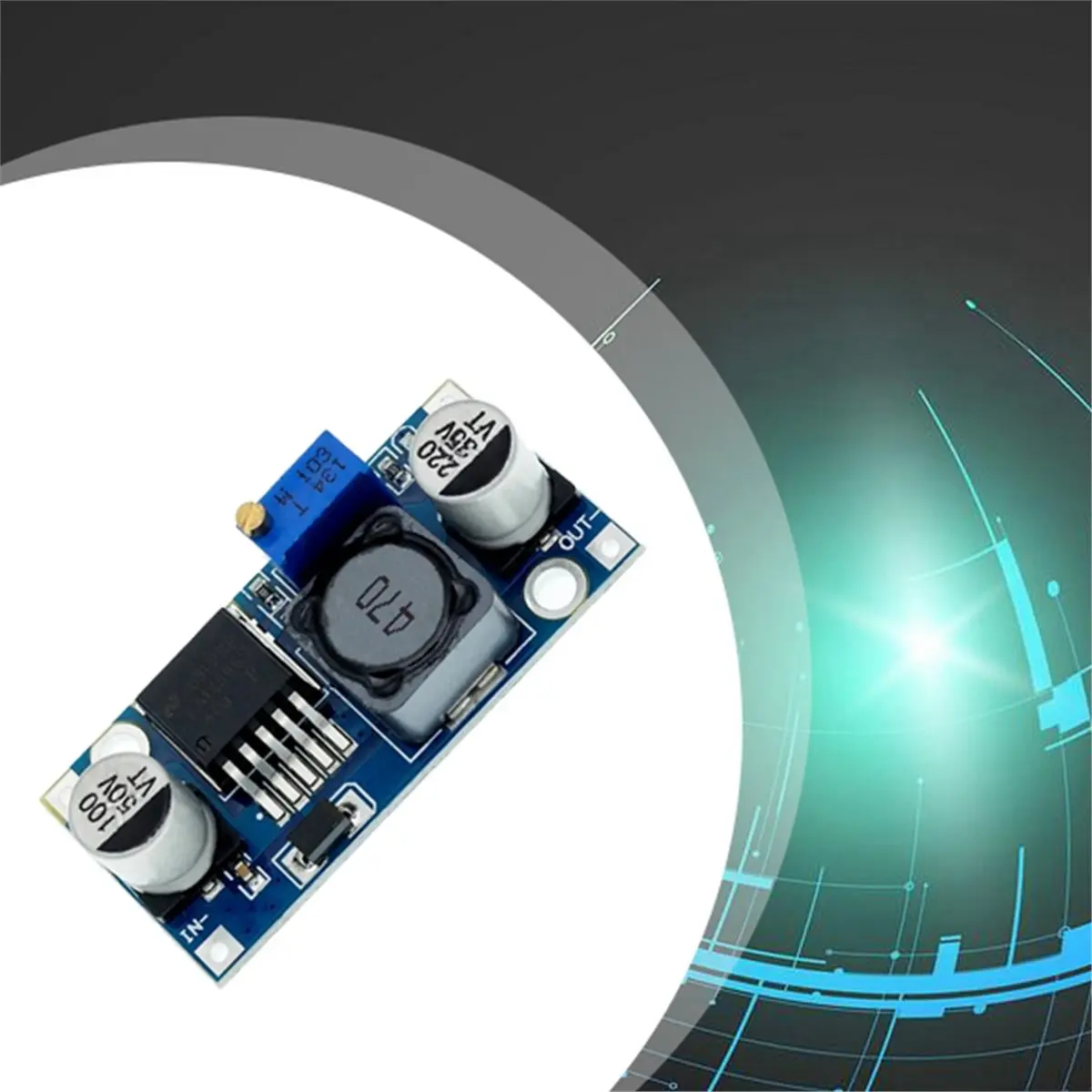 (ABGQ) 100PCS LM2596 DC-DC Step Down Power Supply Module 3A Adjustable Step-Down Module 5V Power Supply Step Down Module