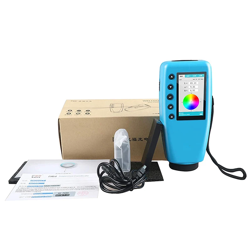 Portable Colorimeter Color Analyzer Digital Precise LAB Color Meter Tester Color Difference Meter TFT Color Display 4mm Caliber