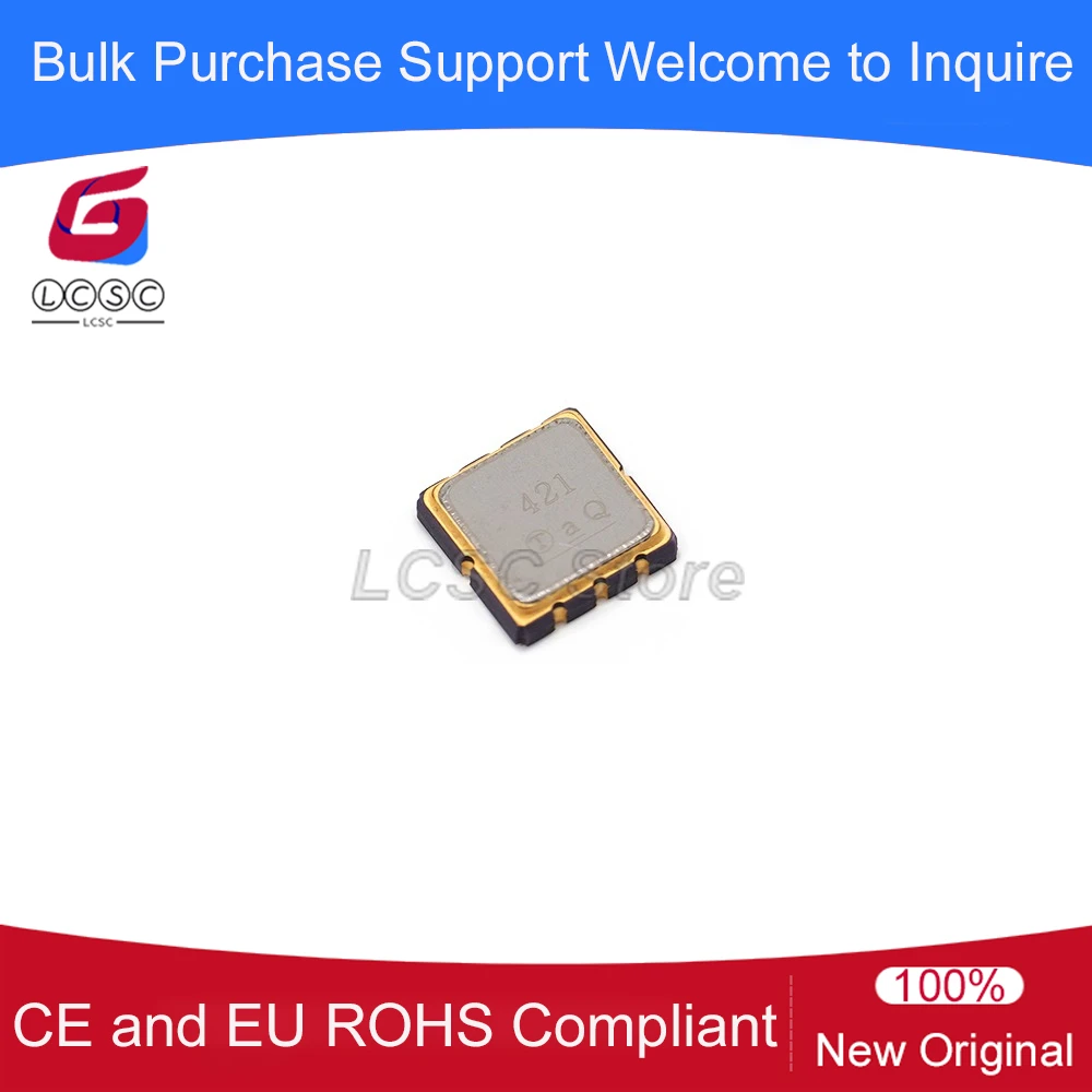 10pieces/Pack TA0421A SAW Filter 480MHz SMD 5*5mm for Communication Frequency Devices 480M Part Code Marking 421