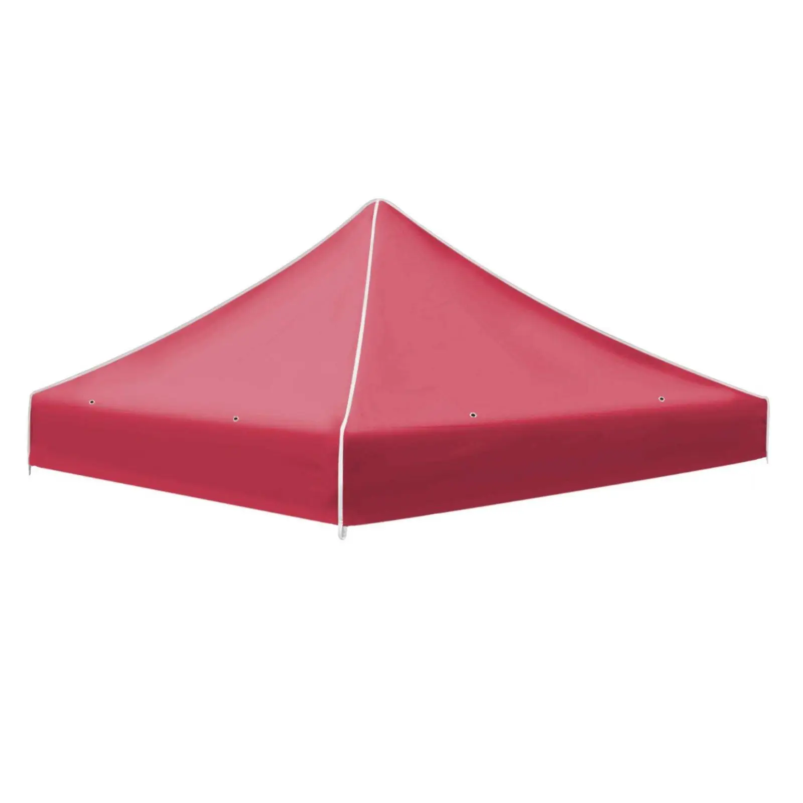 160G Polyester Folding Tent Roof Replacement for 10x10 Gazebo Frame with Drainage Holes for Patio Deck Outdoor Relaxation Shade