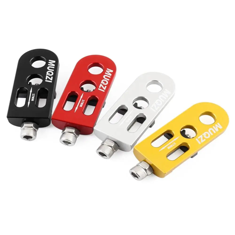

Aluminium Alloy Single Speed Chain Tensioner Adjustable Double Hole Bicycle Chain Adjuster Chain Stabilizer Lightweight
