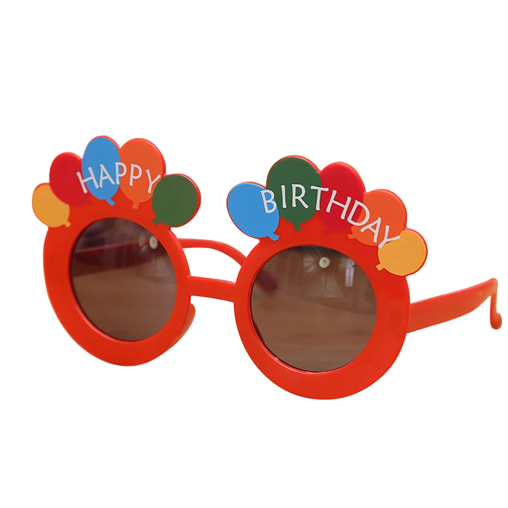 

Birthday Party Glasses Kids Photo Booth Props Eyeglasses Lightweight Unisex Children 5-14 Accessories Happy