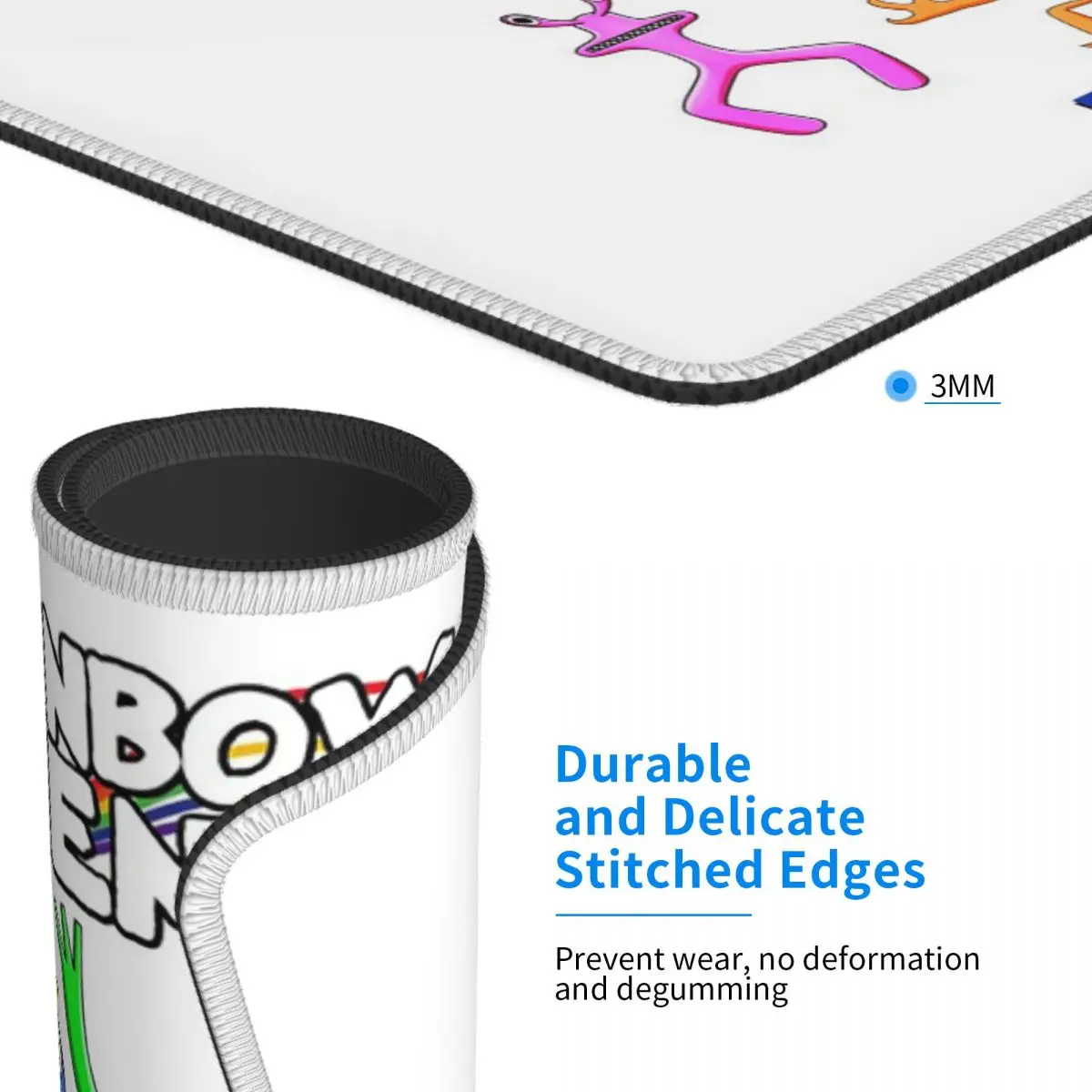 قوس قزح أصدقاء ماوس الوسادة الكمبيوتر لوحة المفاتيح الماوس حصيرة ألعاب الكمبيوتر المحمول حصيرة مكتب الملحقات الجدول الحصير