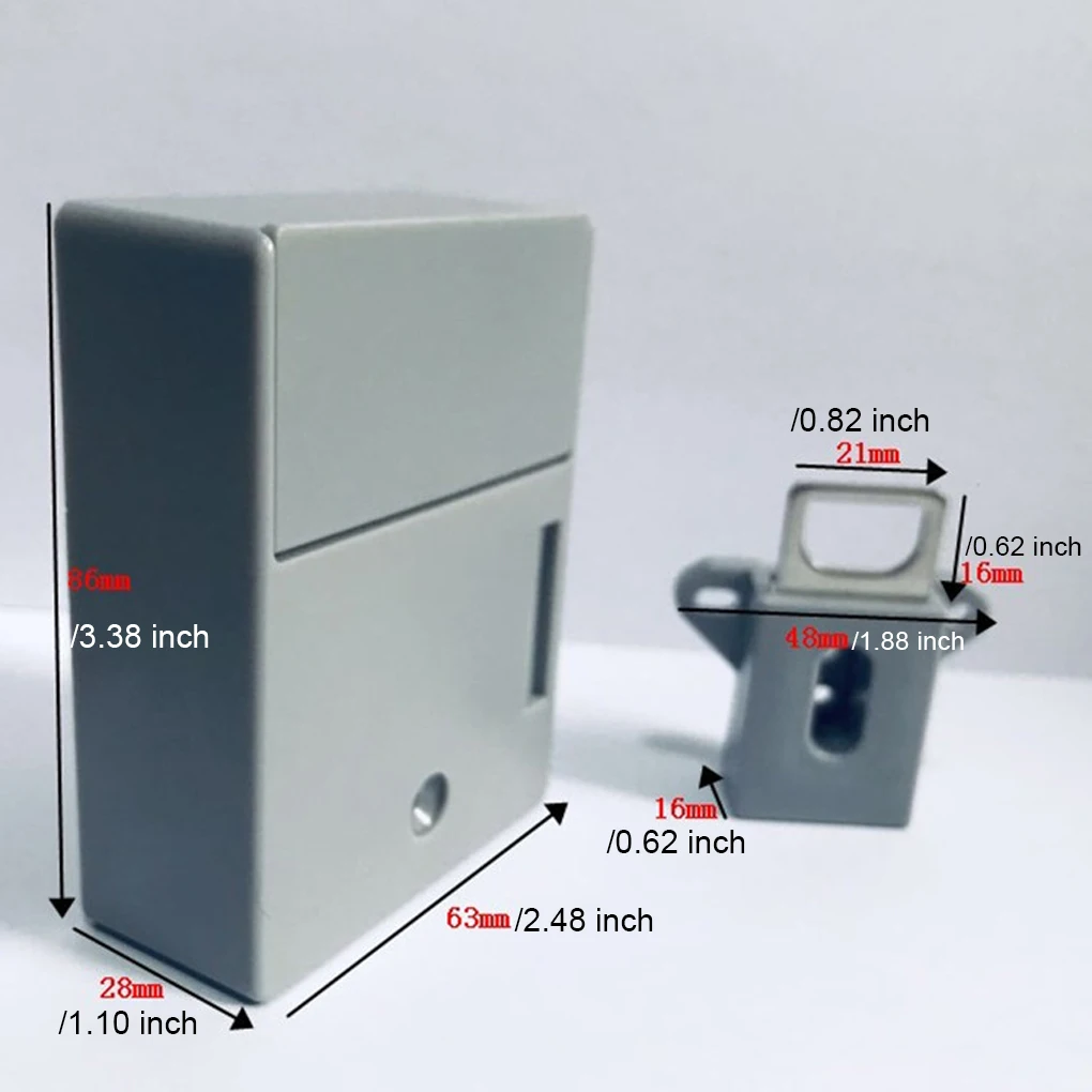أقفال إلكترونية ذكية مع 3 مفاتيح مستشعر غير مرئي قفل البطاقة الممغنطة فتح الباب الذكي لأجهزة الأثاث #6