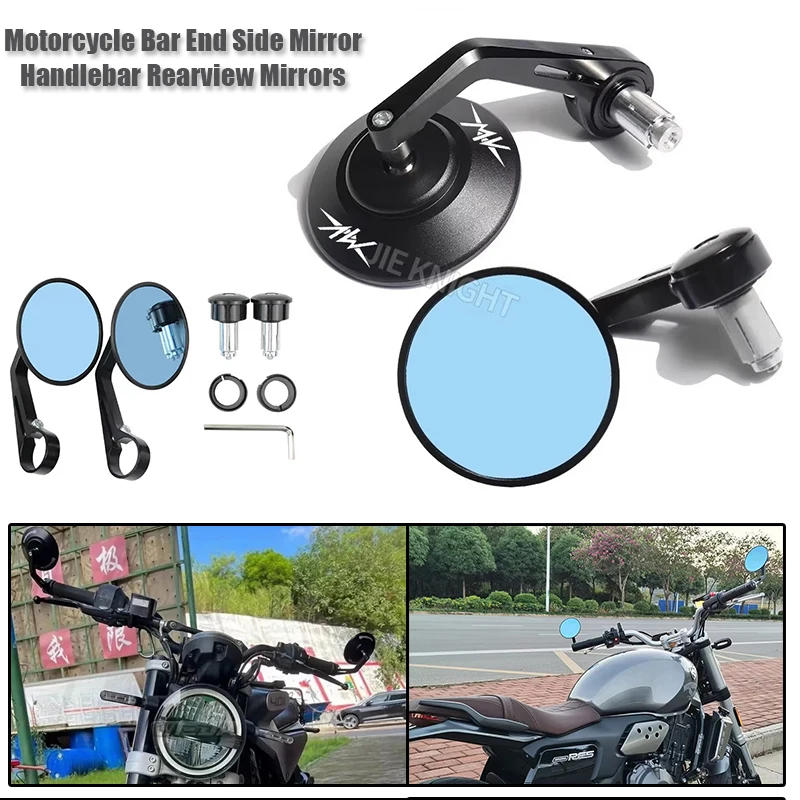

For MV AGUSTA Brutale 675 2013-2019 910 800 1090 RR 2010-2019 Motorcycle CNC Handle Bar Rearview Side Mirrors Bar End Mirror