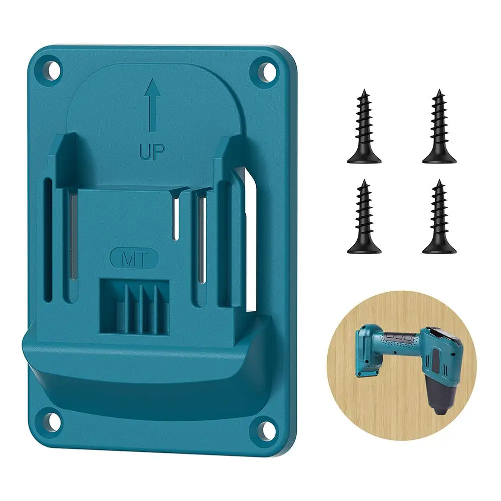 1/3/5Pcs Wall Mount Electric Tool Holder Wall Power Mount Storage Battery Bracket Fixing Drill Holder Slots Stand for Makita