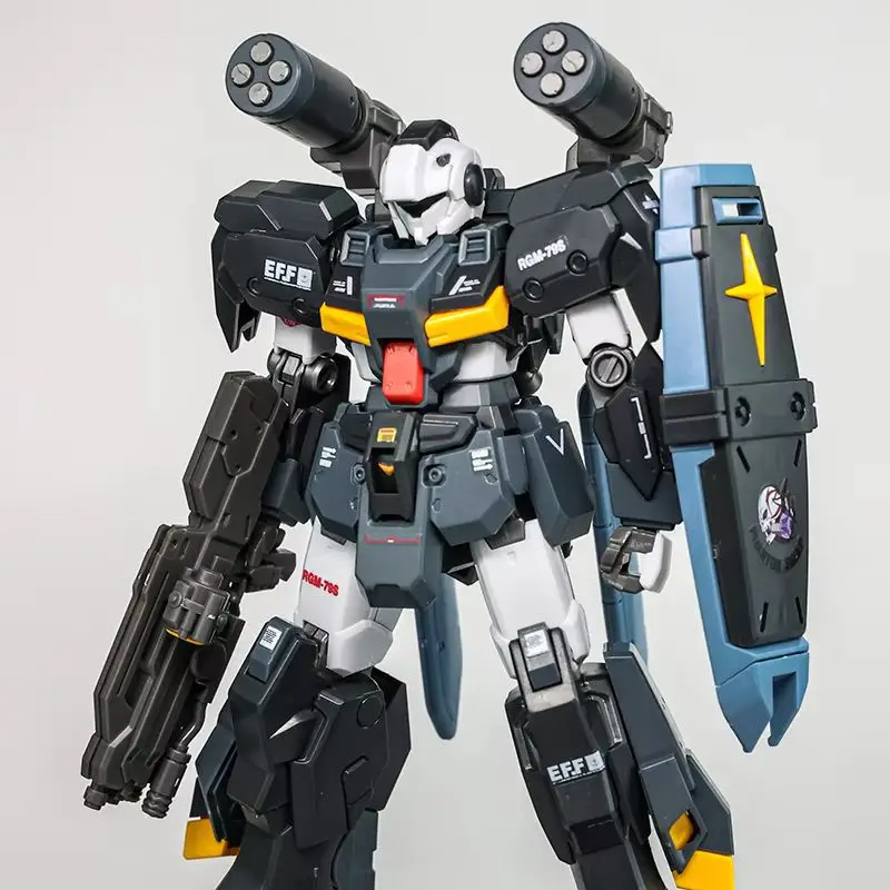 HG 1/144 G-Line Nero Armatura Standard Modello RX-81ST Kit Modello di Montaggio, Figura Articolata Mecha Giocattolo Da Collezione Desktop Ornamento