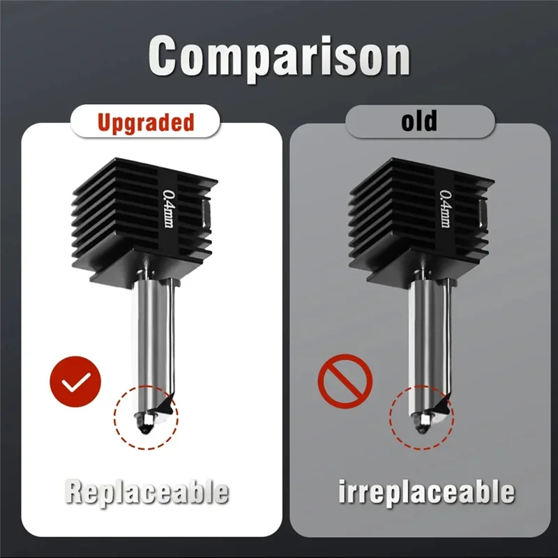 ل Bambu Lab A1/A1 Mini Hotend Kit 0.2 مللي متر فوهة نحاسية لطابعة Bambu Lab A1 ثلاثية الأبعاد Hotend