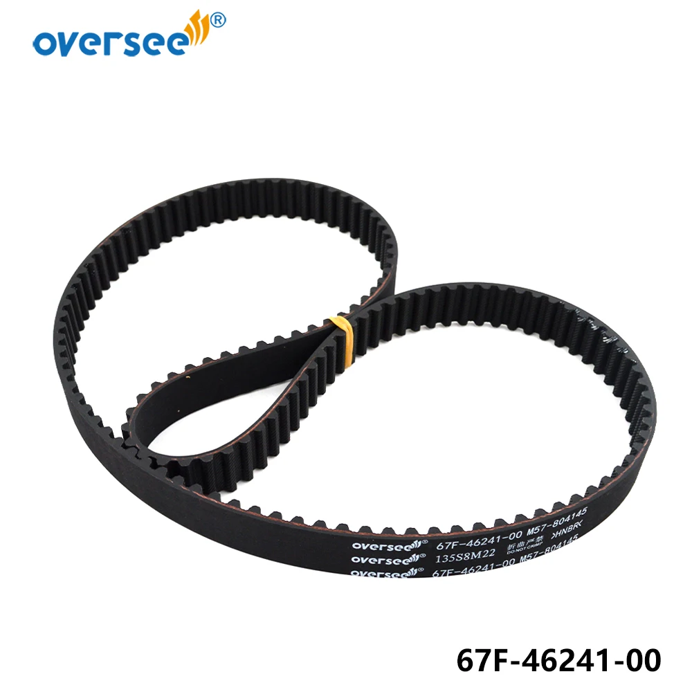 

67F-46241 Timing Belt For Yamaha Outboard Motor 4T F75 F80 F90 F100 F115 Parsun F90 67F-46241-00