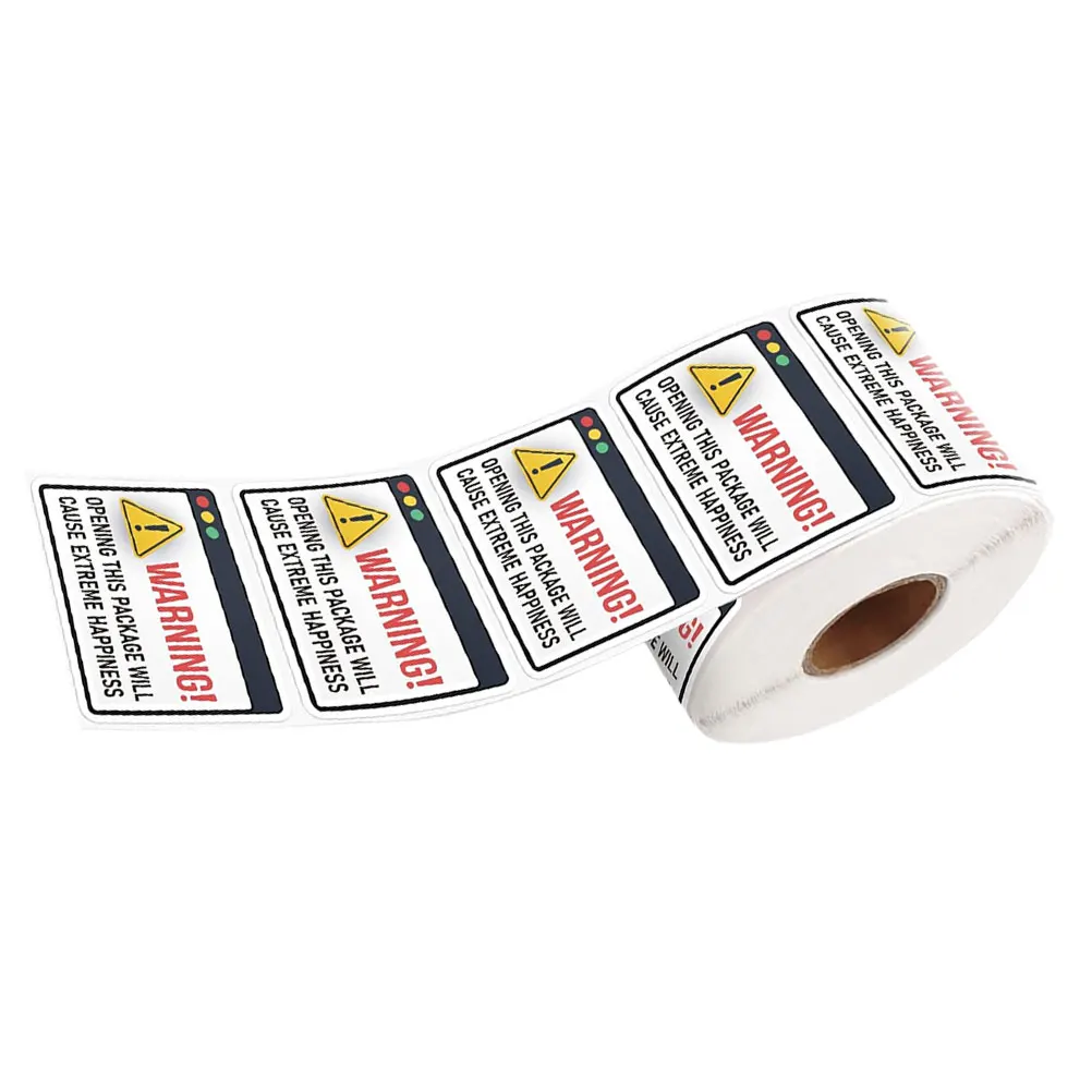 1 Roll Envelope Label Stickers Extreme Happiness Self-Adhesive Sealing Packaging Gift Stickers for Business Use