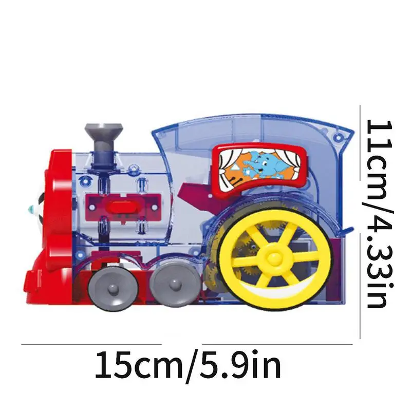 مجموعة قطار كهربائي للأطفال نموذج سيارة قطار كهربائي مع ضوء الصوت التلقائي وضع الطوب قطار مجموعة للأطفال اليد والعين