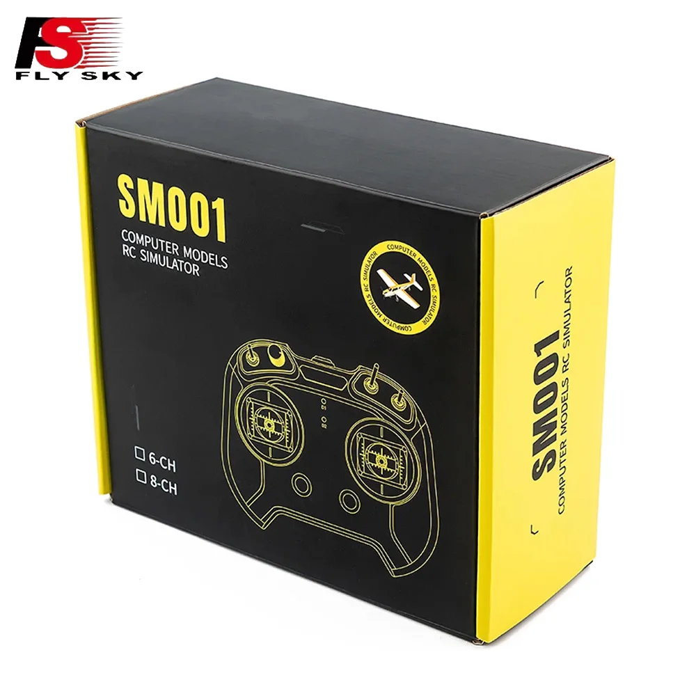 Flysky Fly Sky SM001 6CH/8CH RC Simulator Support FMS G5/G6/G7 5.0 XTR Compatible With Helicopters, Fixed-wing Aircraft, Gliders