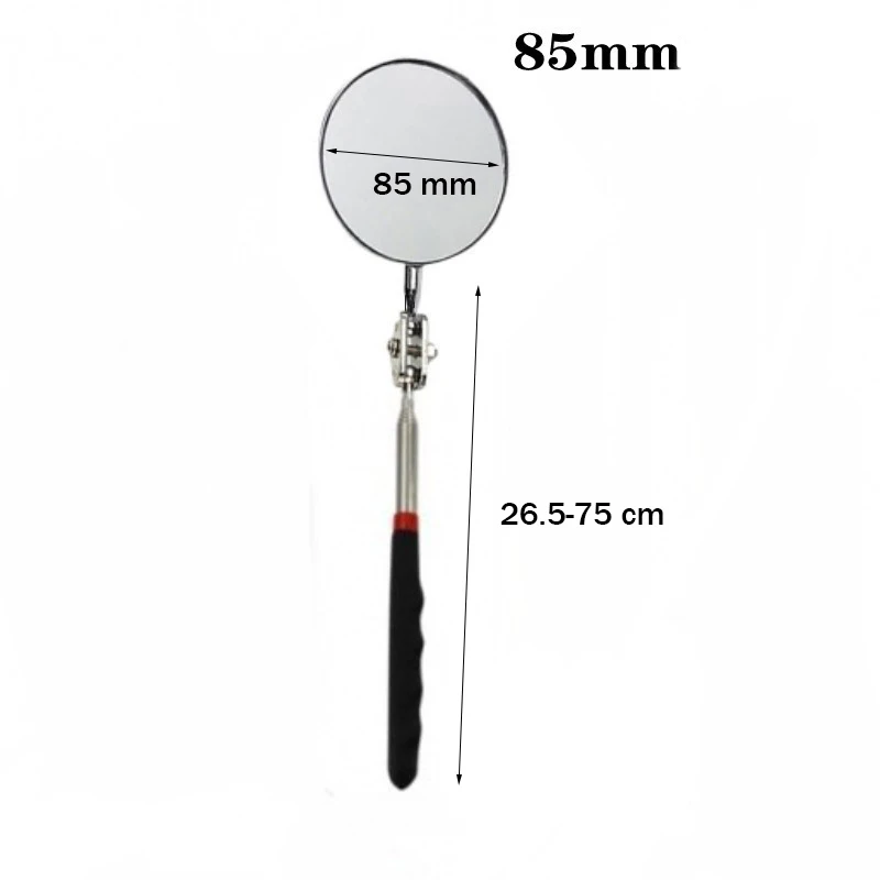 360 °   Inspectiespiegel LED-licht Telescopische spiegels Verleng mechanisch gereedschap Inspectiespiegel Telescopische handgreep Reparatiegereedschap