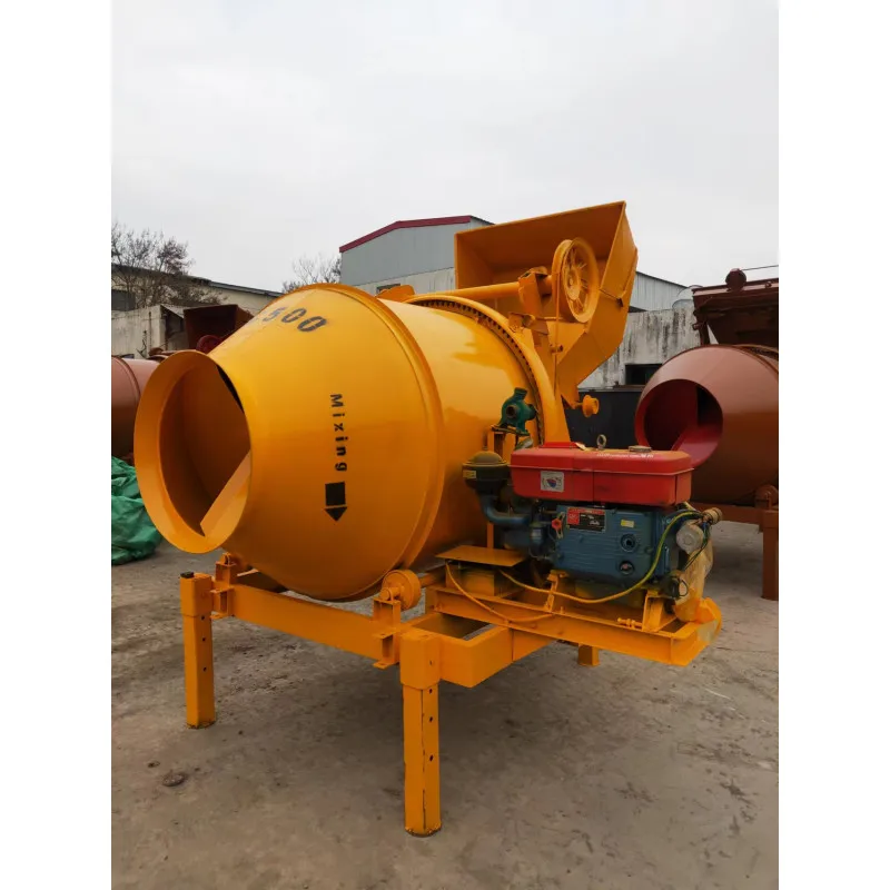 Mobile diesel Mini Portable Soil Electric Self-loading Cement Concrete Mixer