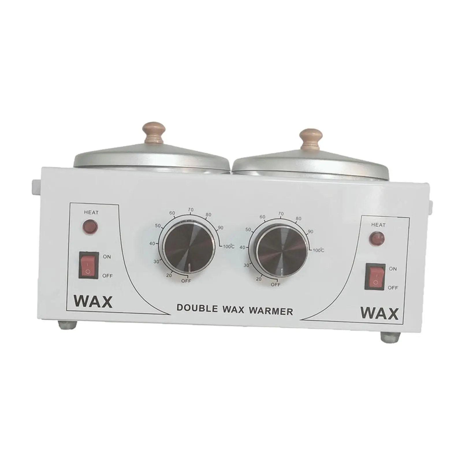 

Double Wax Pot Kit Adjustable Temperature Wax Pot Portable Wax Heater Machine for Beginner Hair Removal Women Men Home Salon