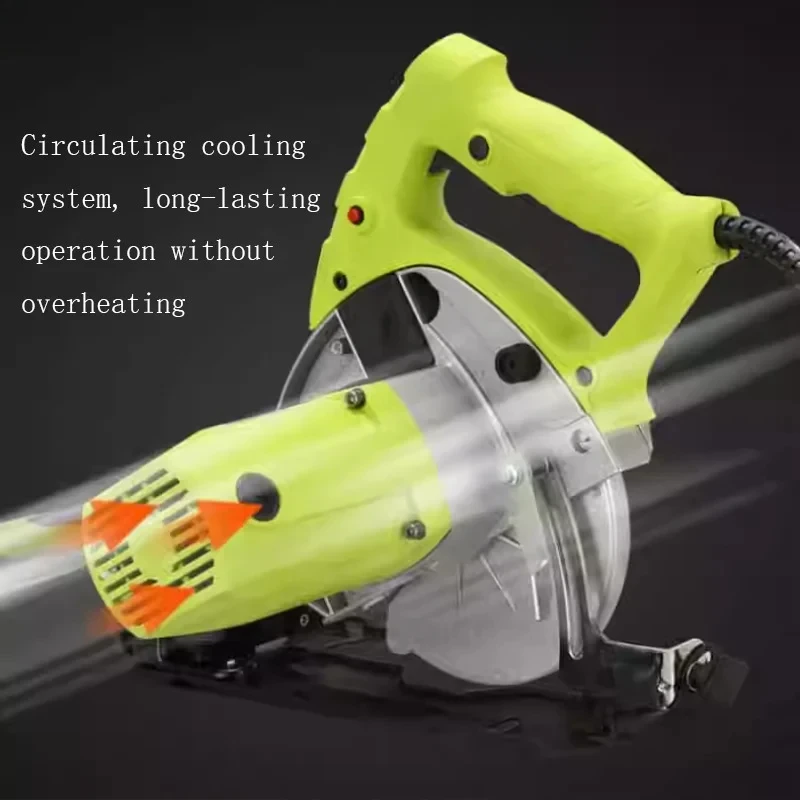 1800W Mini Circular Saw 62mm Cutting Depth Dust Collection Function Electric Woodworking Metal Plate Saw Electric Tool