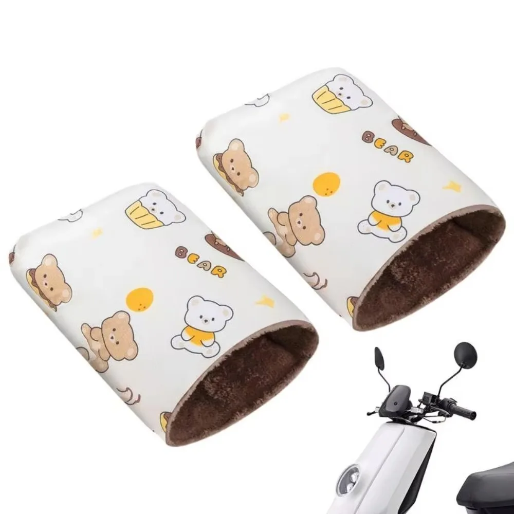 New Breathable Electric Vehicle Warm Gloves Windproof Warm Scooters Hand Guards Waterproof Motorcycle Handlebar Gloves Women Men