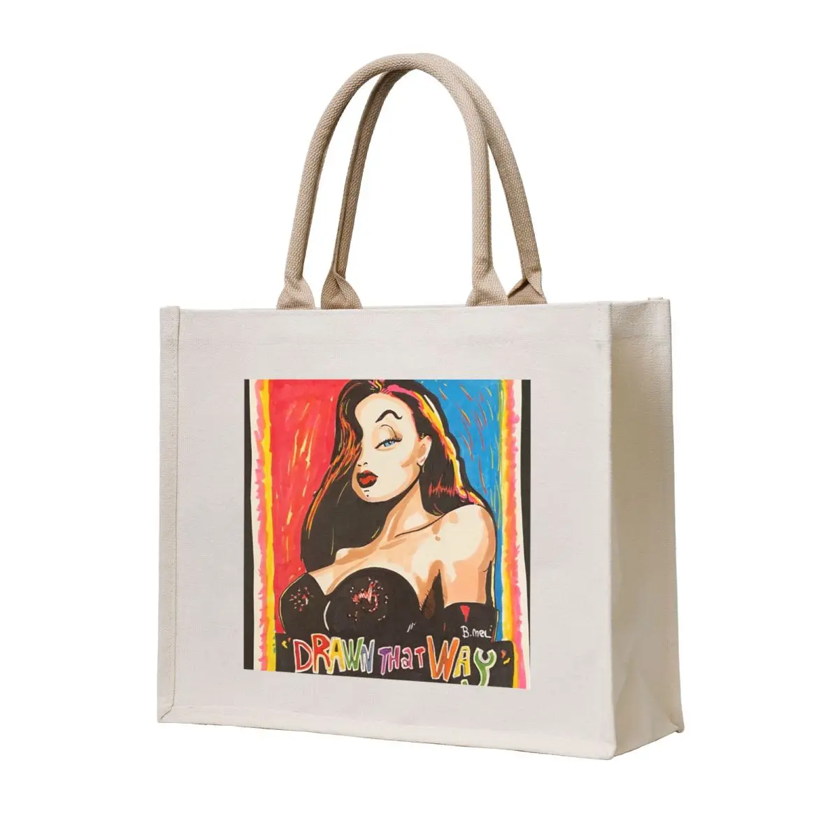 

Jessica Rabbit Tote Bag cute pouch bag shopper bags for women Large bags for women