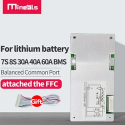 BMS PCM lifepo4 8s 24v 30a 40a 60a fosforan litowo-żelazowy tablica zabezpieczająca baterię inwerter W obwodach równowagi BMS