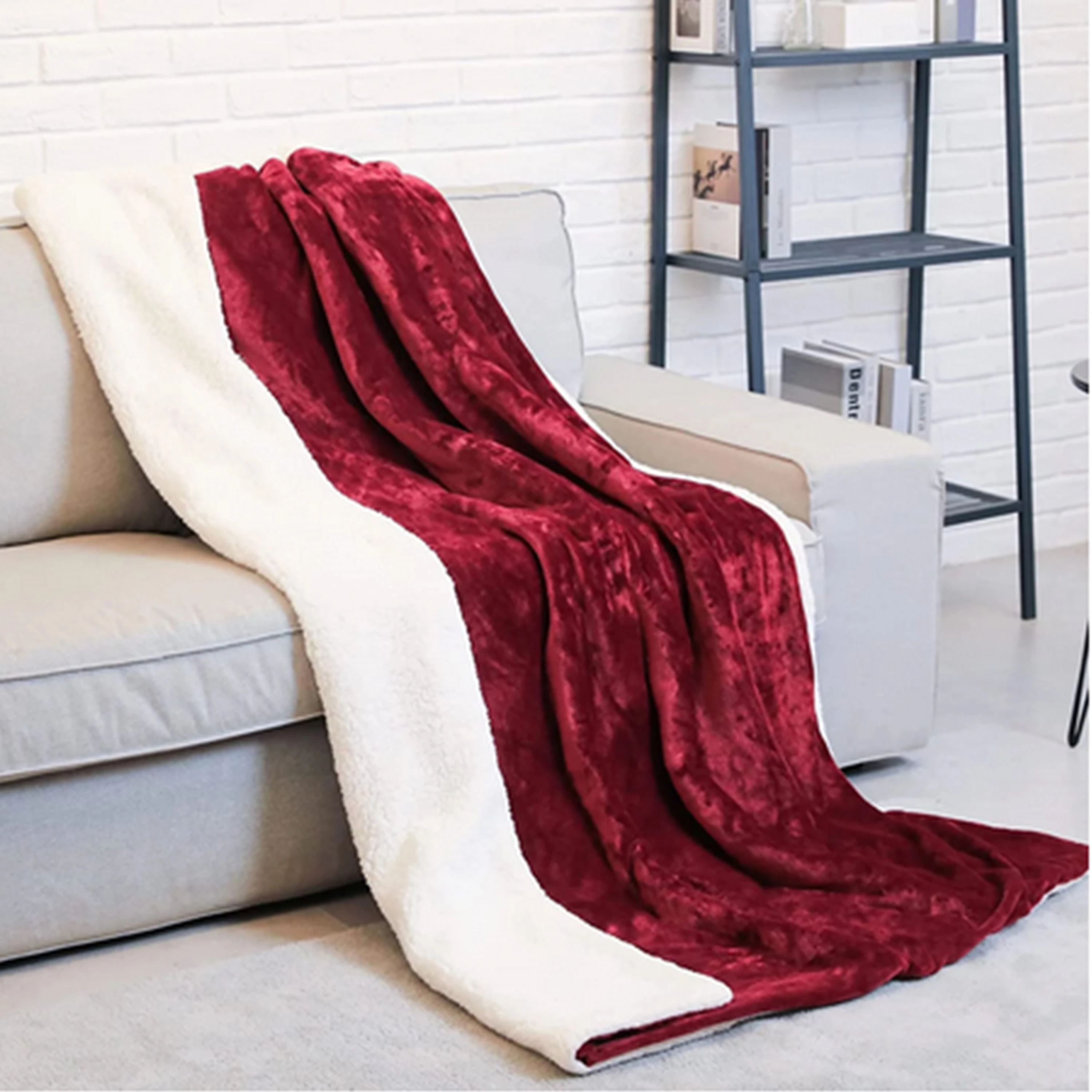 Electric Blanket Flannel Quick Heating Blanket Blanket 6 Layer Timer Overheat Protection Washable Full Body Warming Home Office