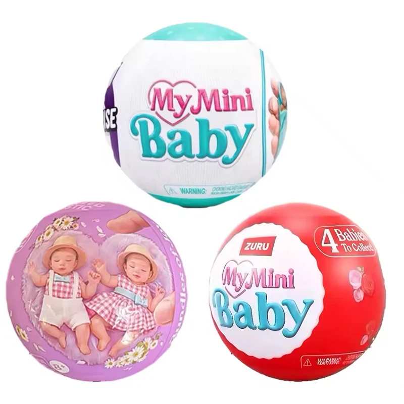 

Original ZURU Surprise Baby Ball Series 1 2 Sweet Baby Mini Silicone Doll Miniature Scene Mysterious Capsule Blind Box Gift