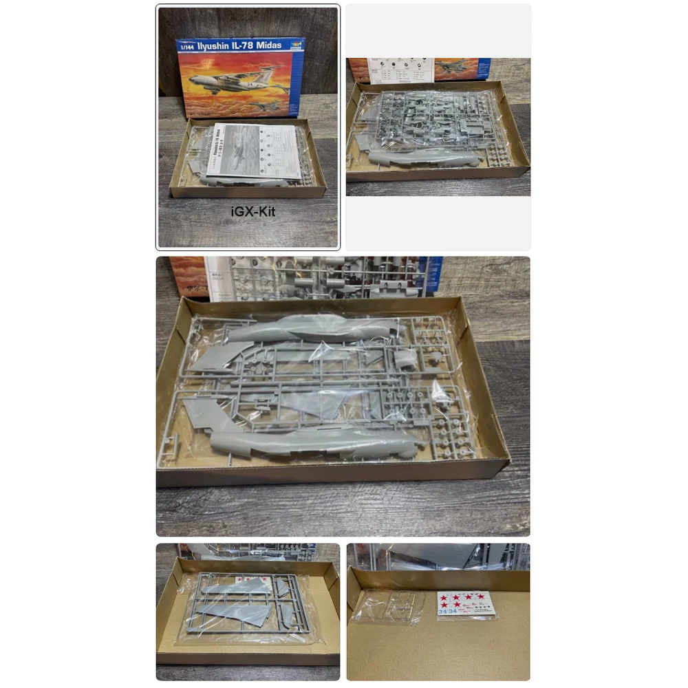 

Trumpeter 03902 1/144 Советский самолет Ил-78 (Илюшин И-78) Midas для воздушной подачи топлива, пластиковый конструктор, модель для сборки, подарок