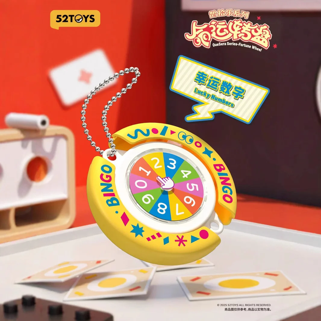 Autentico Queshile Daily Fate Roulette Surprise Trendy Blind Box Wheel Game Figure da collezione Giocattoli Portachiavi Regali