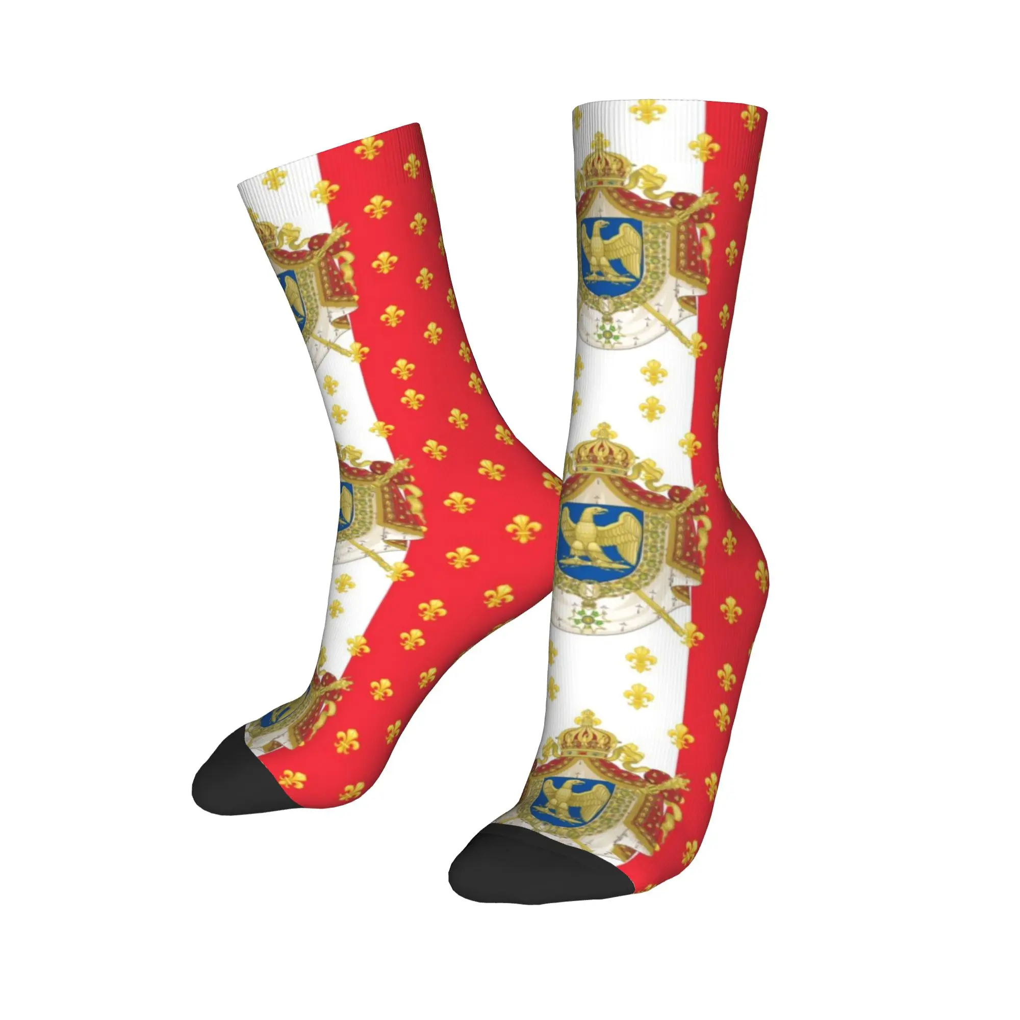 

Наполеоновский французский полментный флаг, классические носки для мужчин и женщин, теплые модные новые носки для экипажа