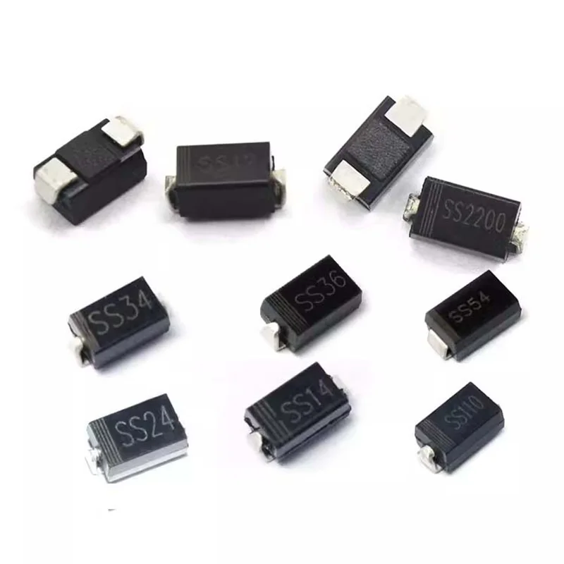 50PCS 1N4007 1N4001 11N4002 1N4004 SS14 SS24 SS26 SS34 SS36 SS54 SS110  SS2200 SS5200 Rectifier Diode