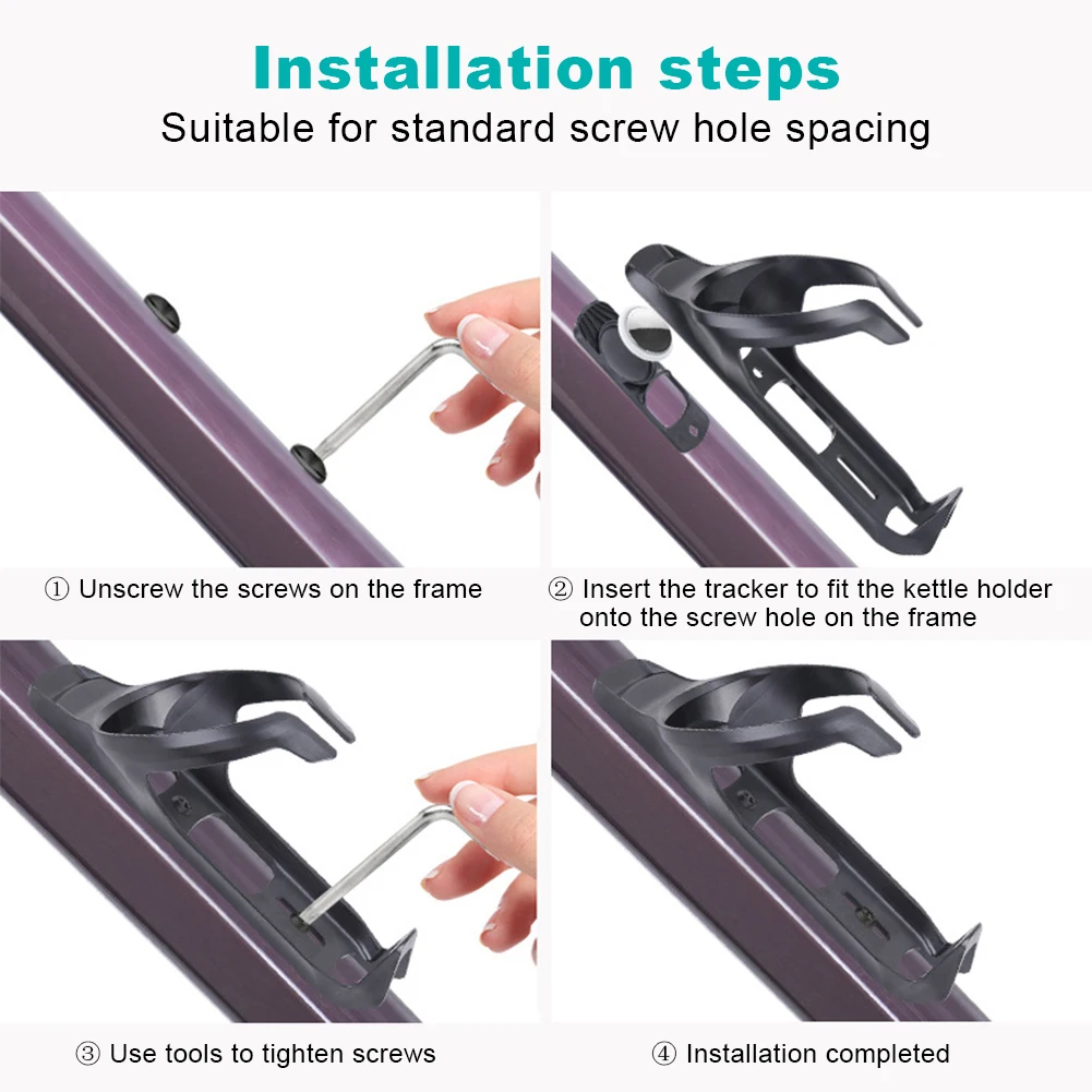 

Клетка для велосипедной бутылки с GPS-трекером, противоугонная клетка для велосипедной бутылки с водой, защитный держатель для бутылки с защитой от потери для Apple AirTag