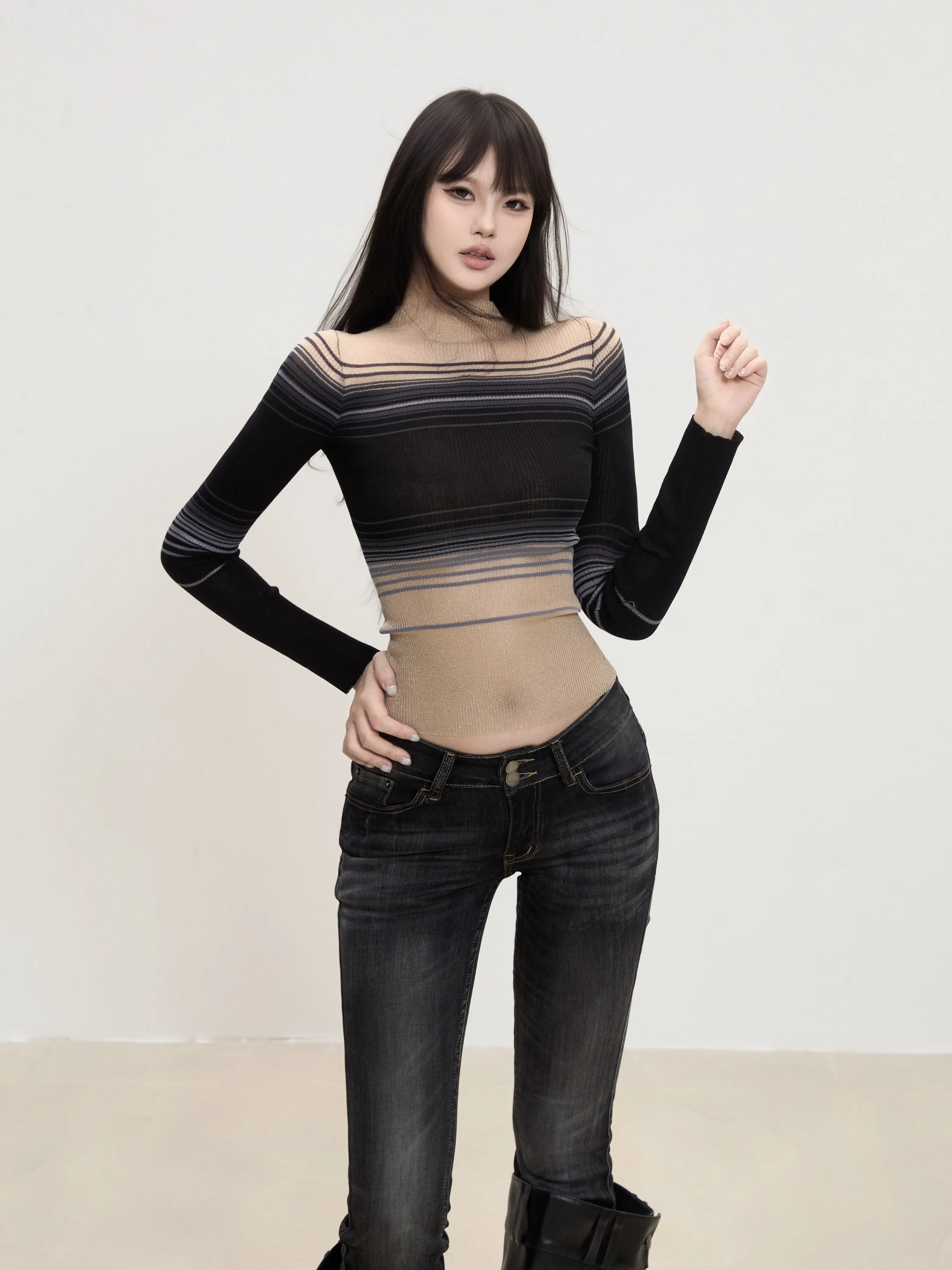 Women's  T-shirt Harajuku Korean Y2k Tee Top 2000s 90s Aesthetic Fashion Vintage Long Sleeves T-shirt Autumn 2026 Clothes
