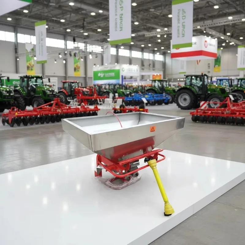 Tractor-towed fertilizers: large capacity for orchards and fields