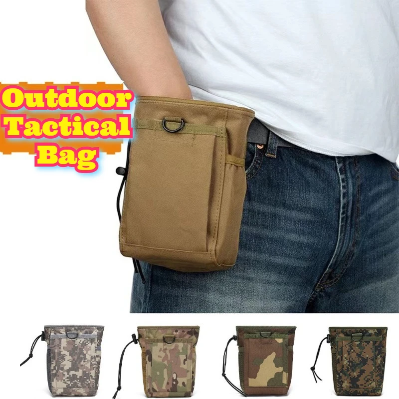 ‌Tactical Waist Pack Molle Pouch Outdoor Hiking Accessory Bag Camping Gear Military Utility Belt Bag Men Women Adventures New