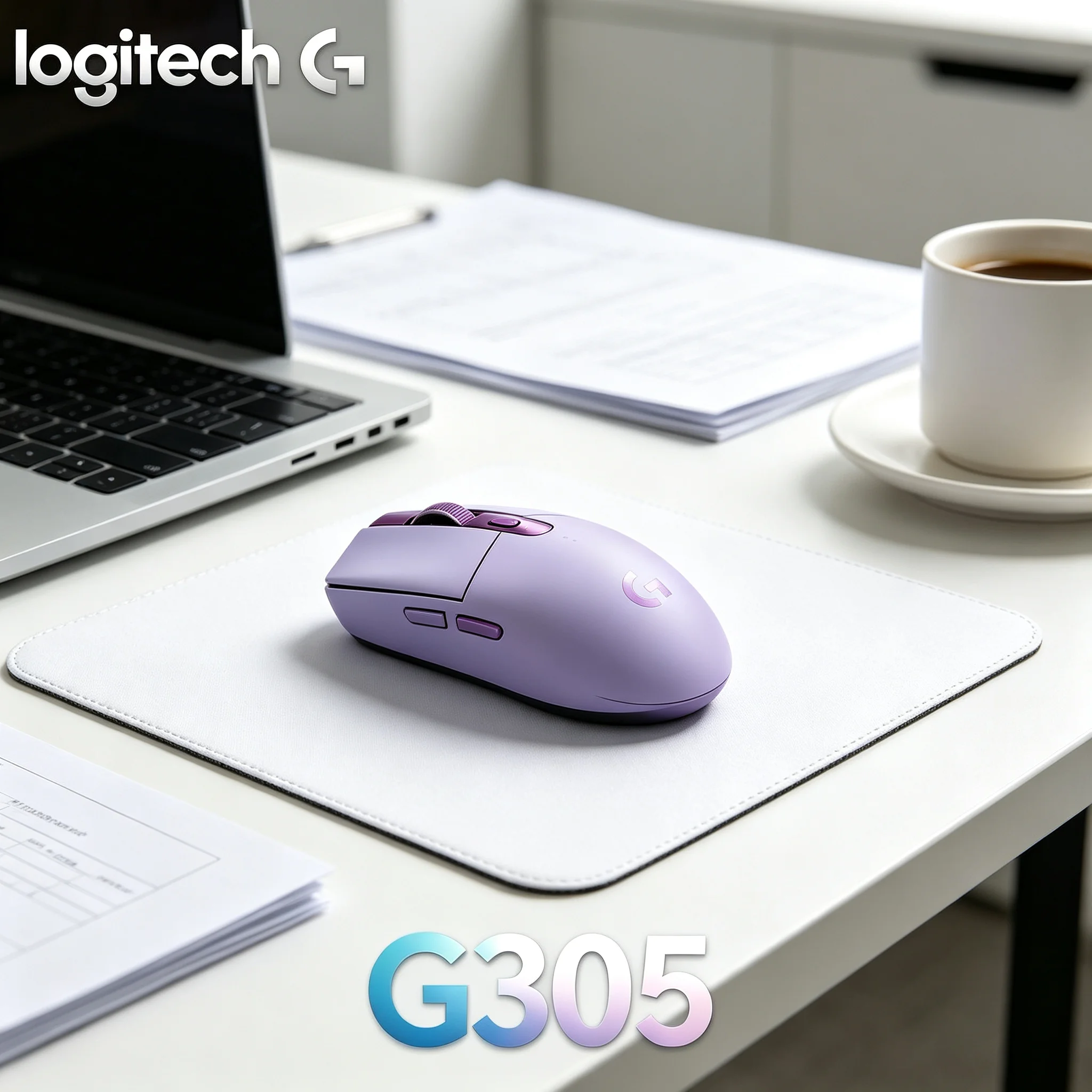 Logitech G305 LIGHTSPEED Wireless Gaming Mouse Reliable 2.4G Signal For Laptop Desktop Game And Business Work