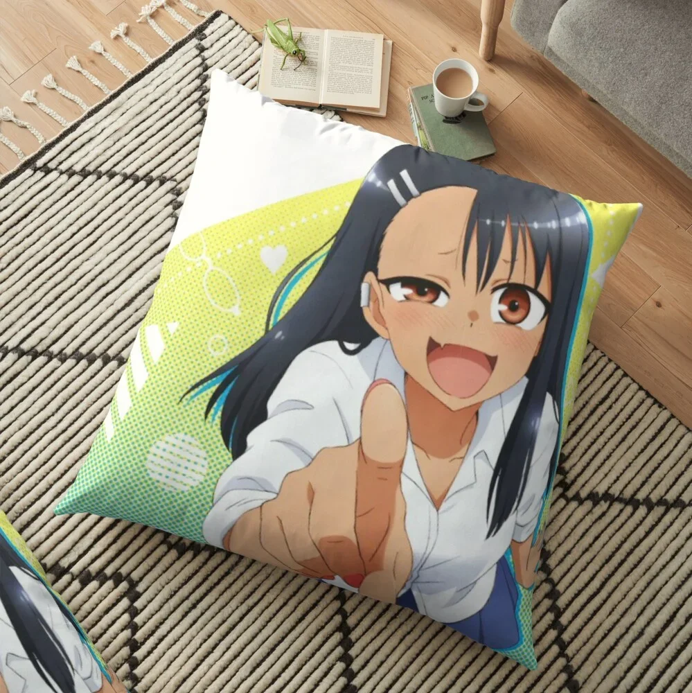 Don't Toy with Me Miss Nagatoro / Ijiranaide Nagatoro San Anime Pattern Cushion Cover Throw Pillow Case Home Decor High Quality