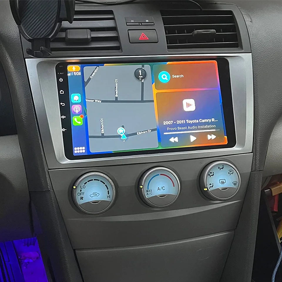 Android 14 8G+128G Autoradio For Toyota Camry 2006 2008 2010 2012 Auto Car Radio Stereo Video Audio GPS Navi HU DVD Cassette 4G
