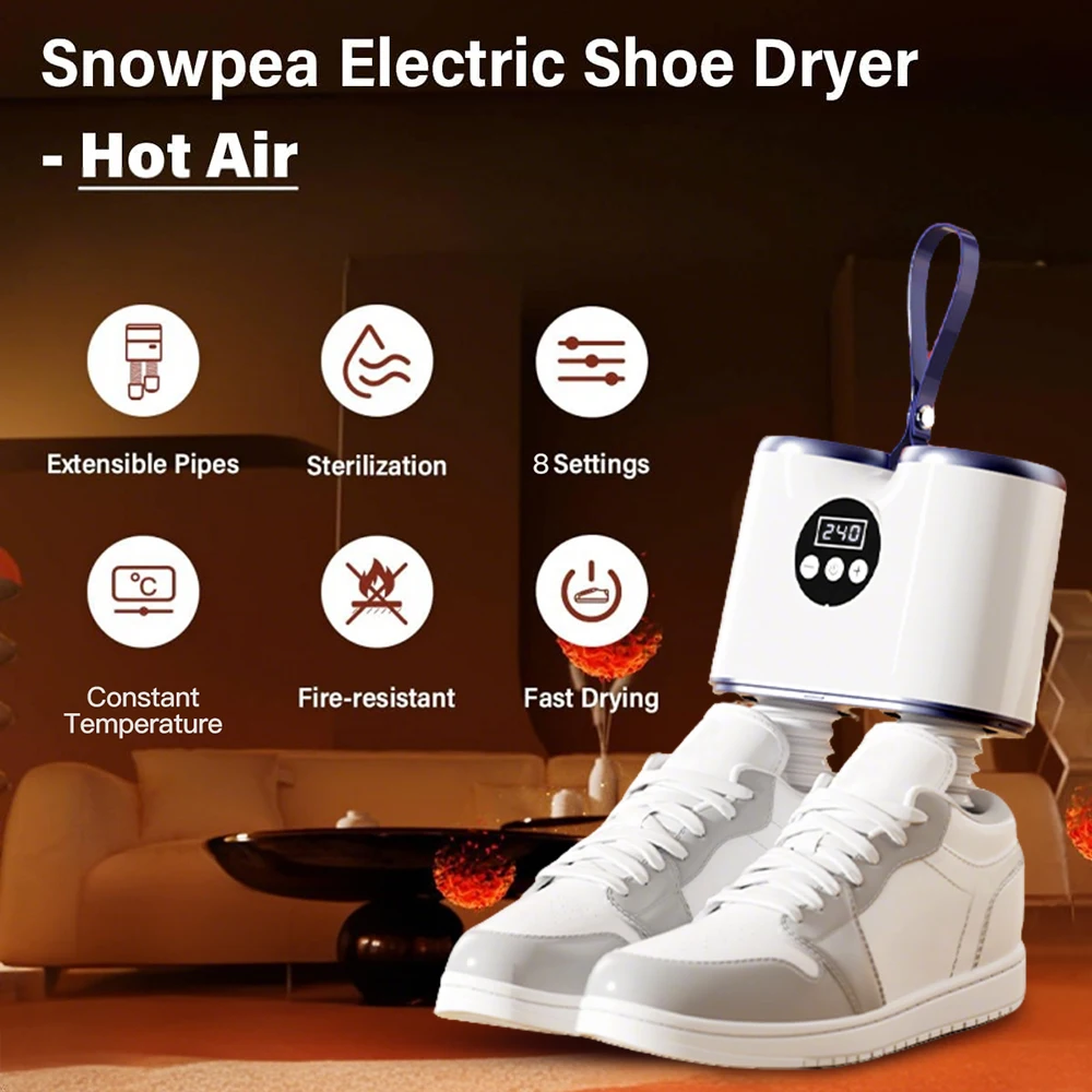 150W Portable Intelligent Shoe Dryer with Timing Function