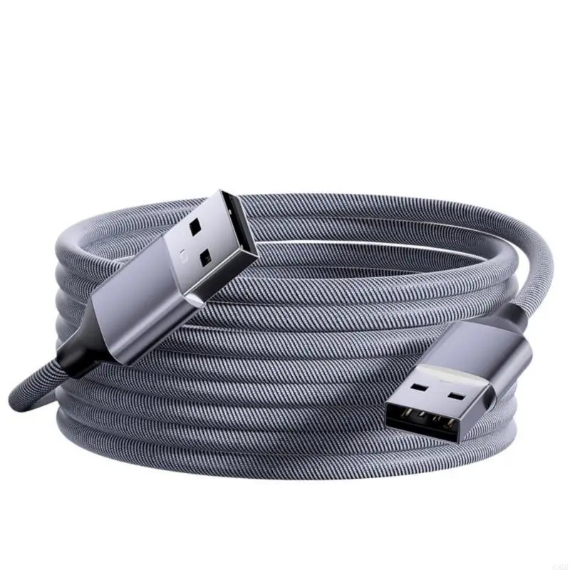 Cable extensión USB G8DF Línea conectores femenino a masculino para transferencia datos estable Velocidad rápida USB A