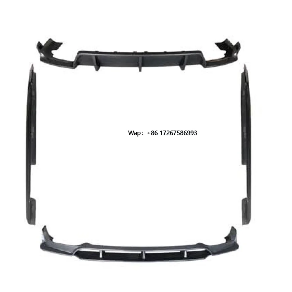 

Car Accessories X6 G06 Carbon Fiber Look Aero Kit Including Front Lip Rear Lip and Side Skirt for X6 G06 2019-2022