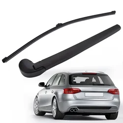 Rear Windshield Wiper Arm And Blade Black Replacement Fits For Audi A4 B8 2008-2013 Windscreen Wiper Car Accessories NEW