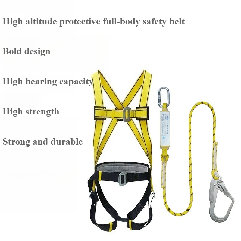 

Five-point aerial work safety belt whole body fall prevention outdoor insurance electrician national standard certification
