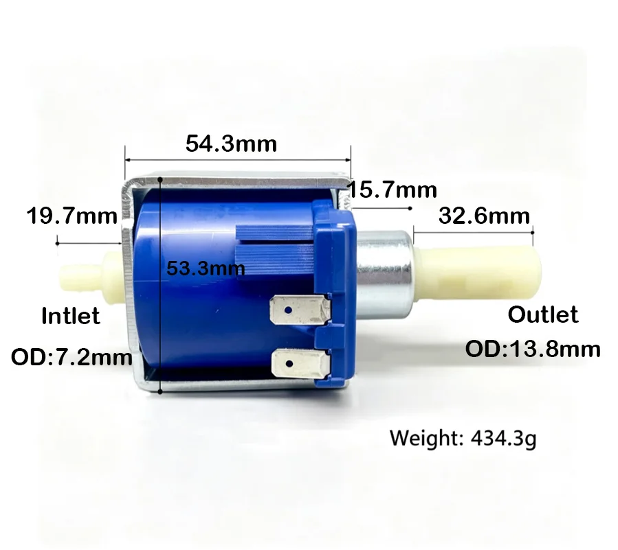Bomba Eletromagnética FIT para E505 ARS CP4SP AC 230V-240V 50Hz 47W, Bomba de Água para Máquina de Café, Bomba Solenoide de Êmbolo 630ml/min