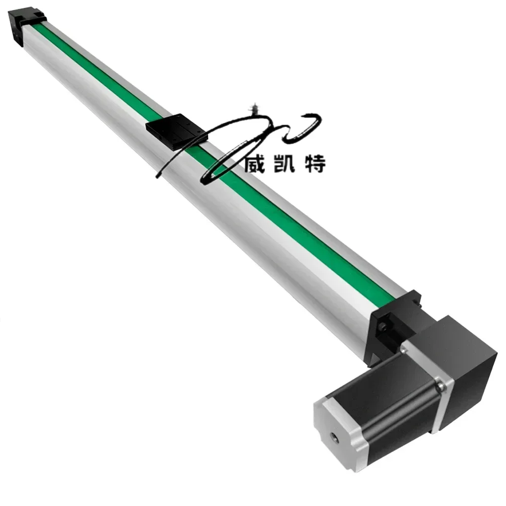 BW60 series High speed 2-meter CNC belt driven linear actuator, electric slide rail, linear guide rail module, CNC machine tool