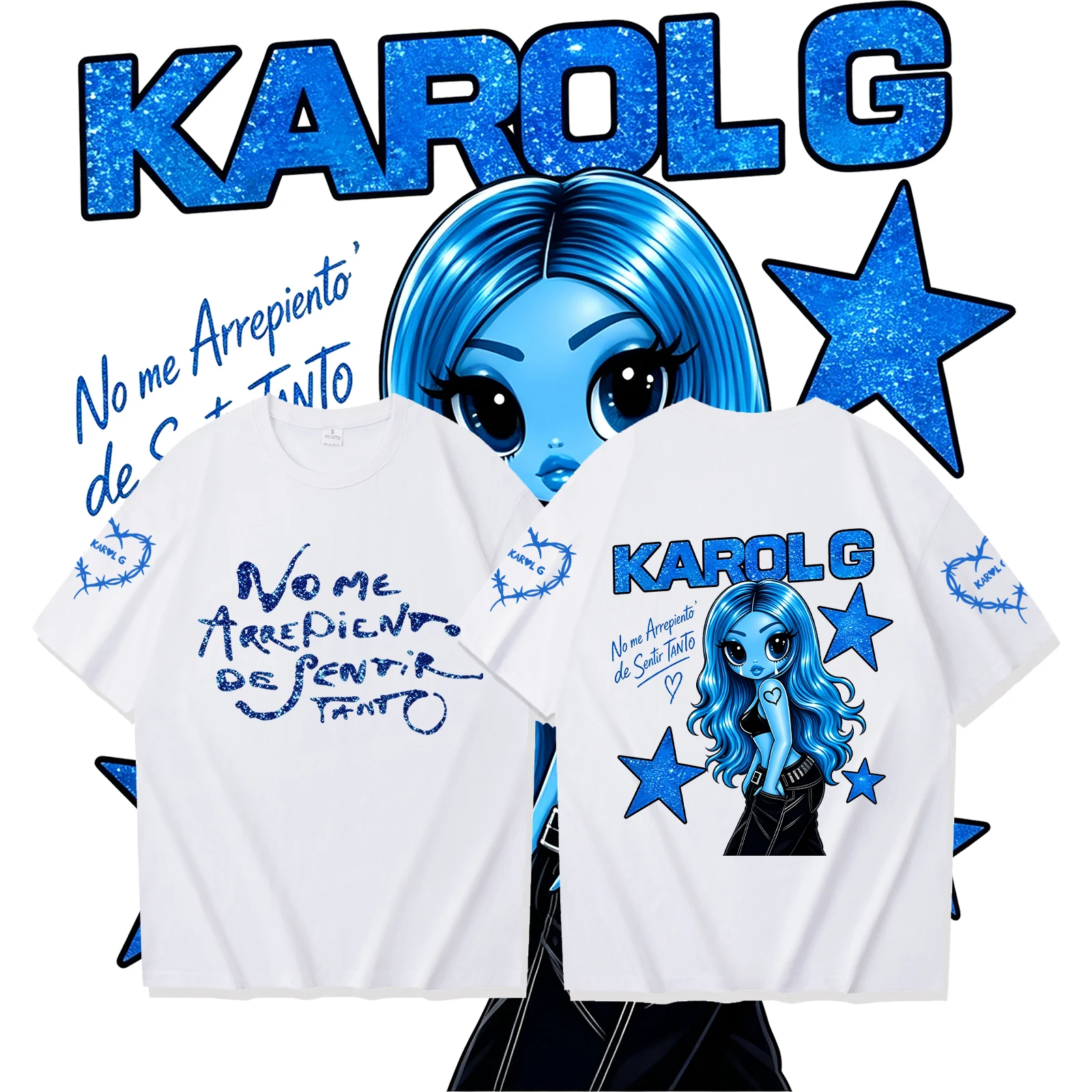 Coffee Tea Or Me - Camiseta Karol G No Me Arrepiento