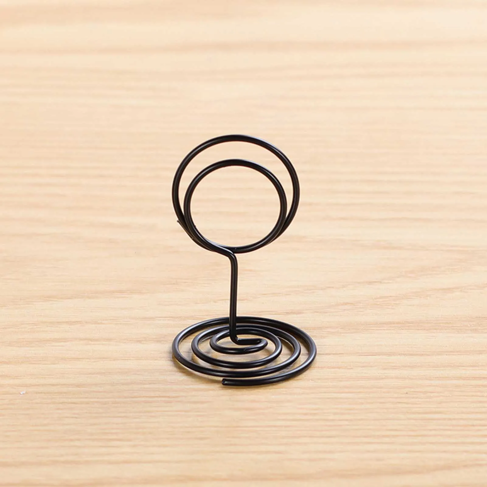 5pcs Mini Dining Table Decoration Mosquito Coil Shape Iron Sticky Notes Napkins Paper Clips Light Luxury Table Decor Ornaments